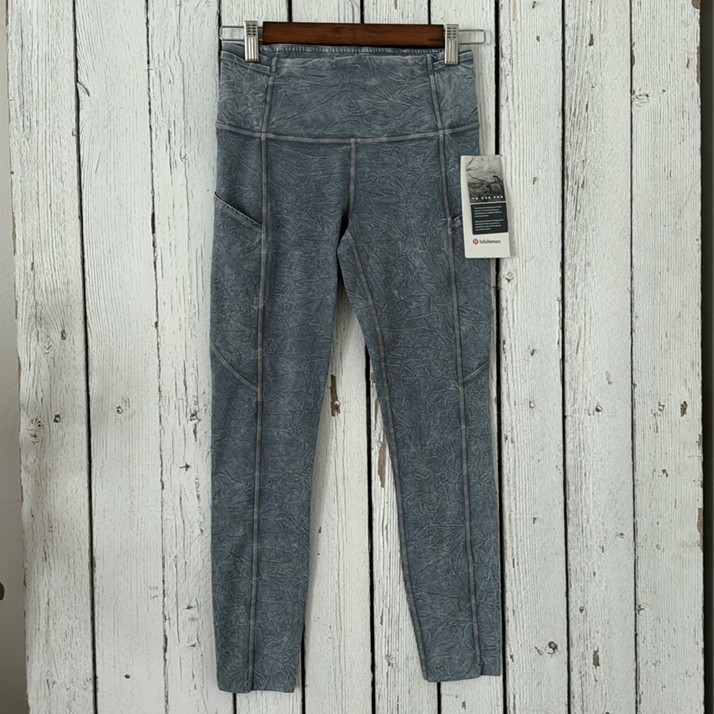 Lululemon Fast and Free HR Tight 25” Size 6